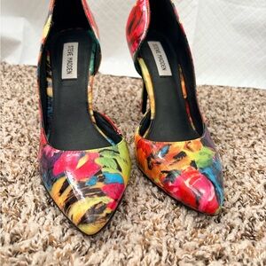 Steve Madden Vibrant Floral Heels